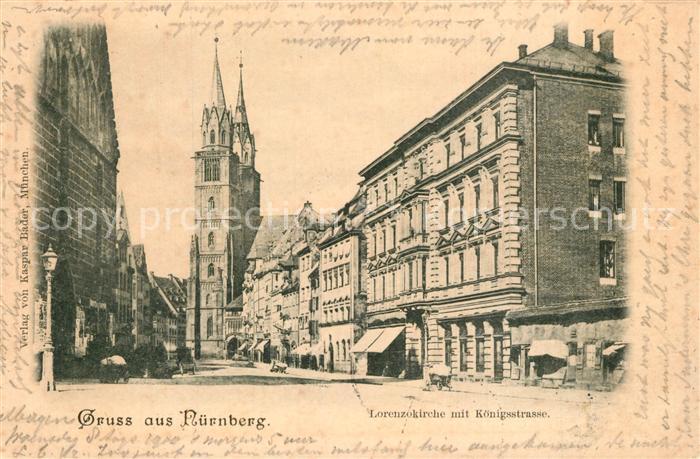 N?rnberg Lorenzokirche K?nigsstrasse