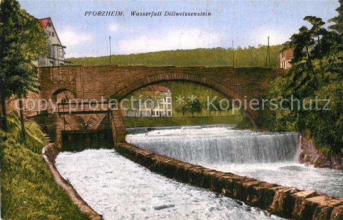 Pforzheim Wasserfall Dillweissenstein