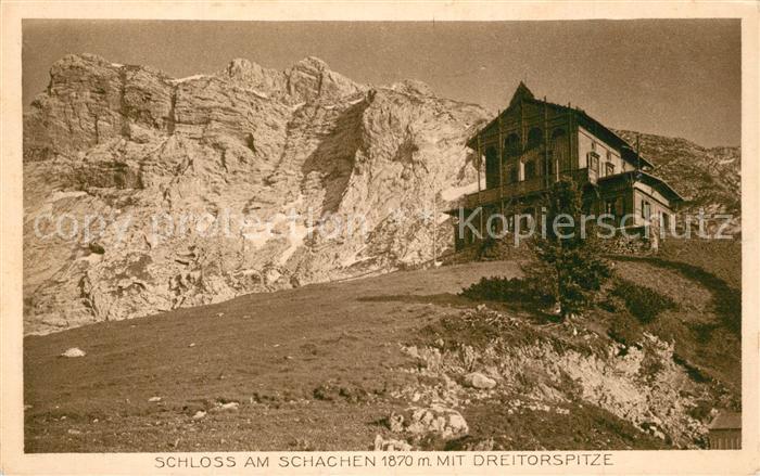 Schachen Garmisch K?nigshaus am Schachen Dreitorspitze