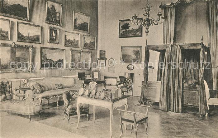 Potsdam Schloss Sans-Souci Schlafzimmer K?nigin Elisabeth