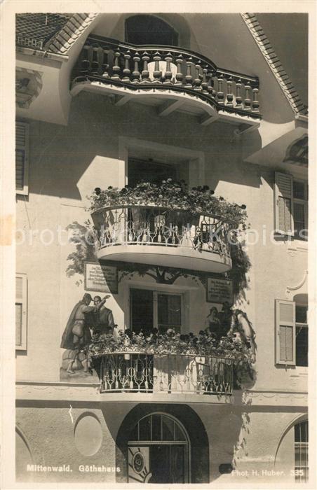 Mittenwald Bayern G?thehaus