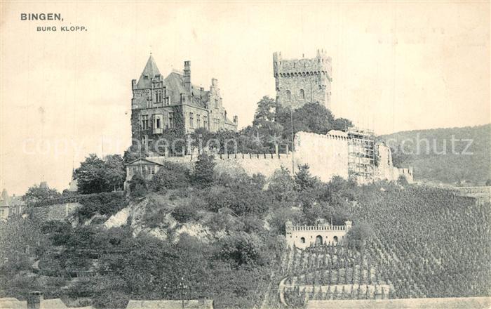 Bingen Rhein Burg Klopp