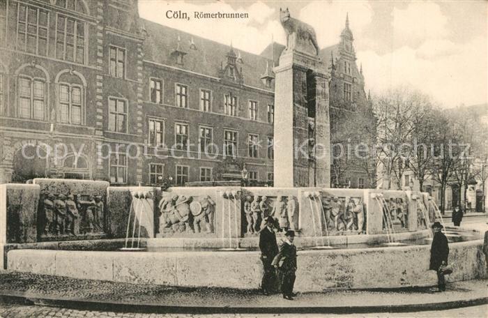 K?ln Rhein R?merbrunnen