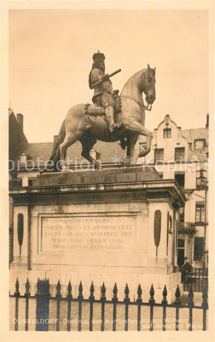 Duesseldorf Denkmal Kurf?rst Johann Wilhelm Alter Markt