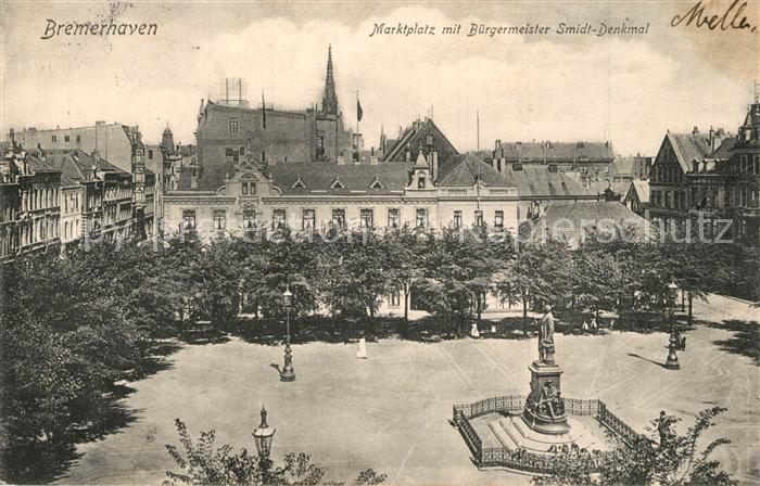Bremerhaven Marktplatz B?rgermeister Smidt-Denkmal