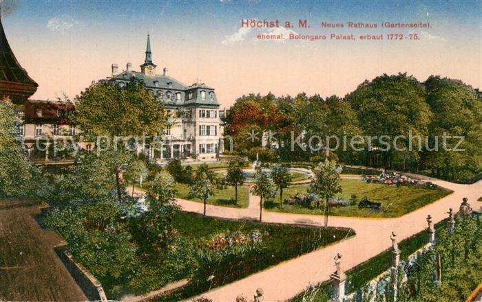 H?chst Main Rathaus Ehemaliges Bolongaro Palast