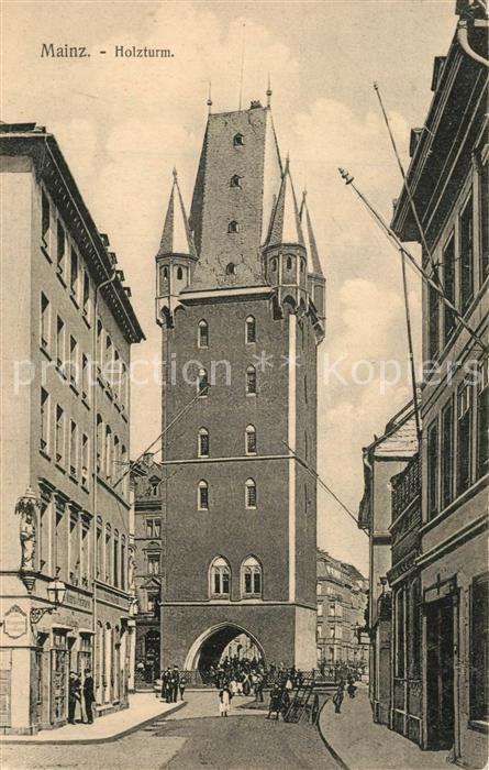 Mainz Rhein Holzturm