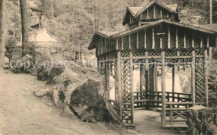 Triberg Schwarzwald Partie am Wasserfall