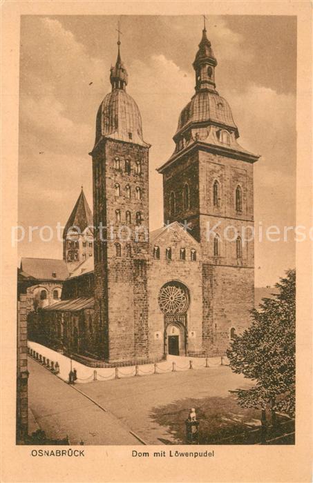 Osnabr?ck Dom mit L?wenpudel