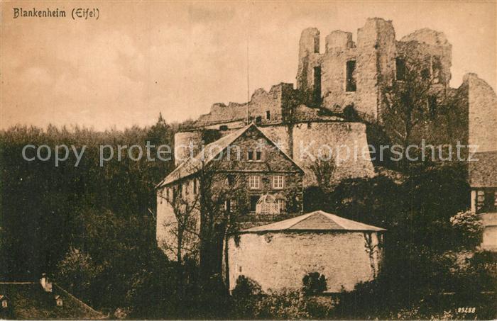 Blankenheim Eifel Ruine Burg Graf Manderscheid