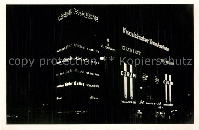 Frankfurt Main Hauptwache bei Nacht