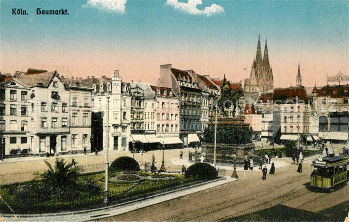 K?ln Rhein Heumarkt Strassenbahn