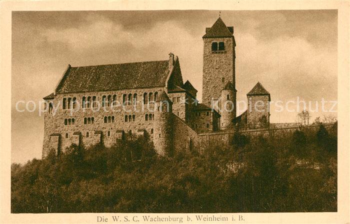 Weinheim Bergstrasse Wachenburg