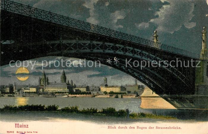 Mainz Rhein Strassenbr?cke