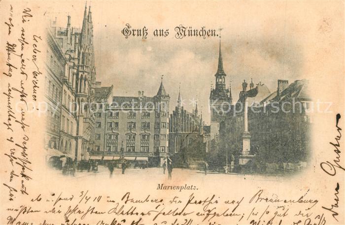 Muenchen Marienplatz