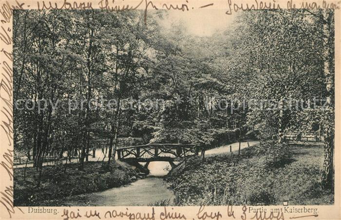 Duisburg Ruhr Partie am Kaiserberg