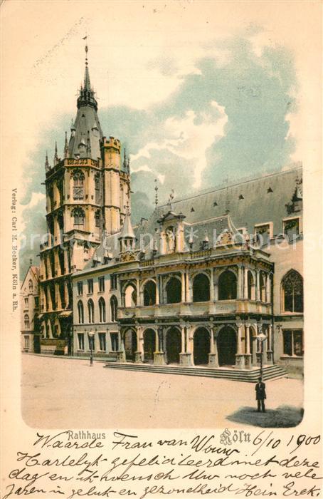 Koeln Rhein Rathaus