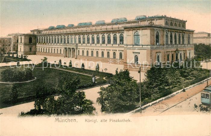 Muenchen Pinakothek Strassenbahn