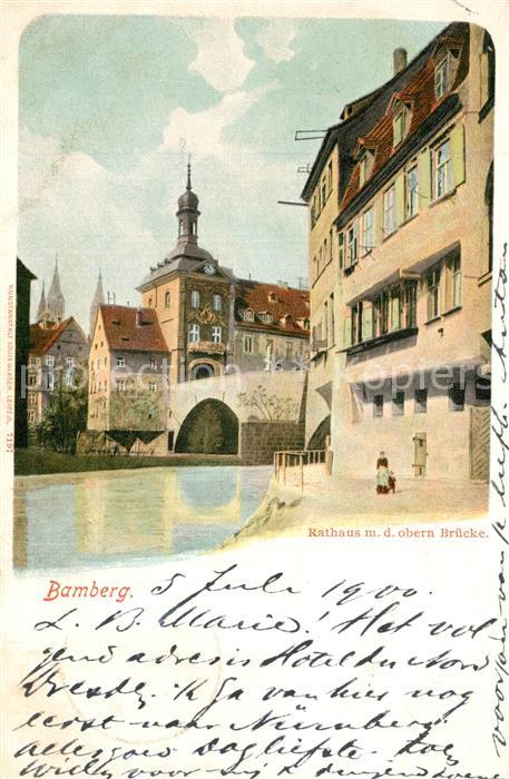 Bamberg Rathaus mit der Obern Br?cke
