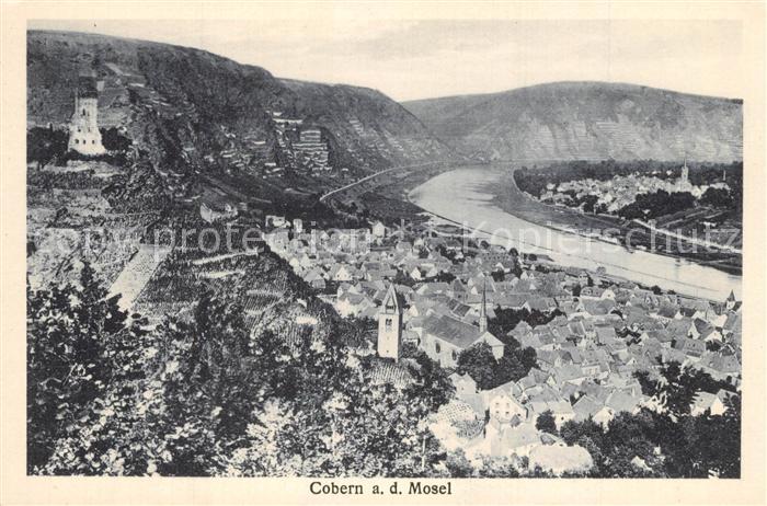 Kobern-Gondorf Fliegeraufnahme Mosel