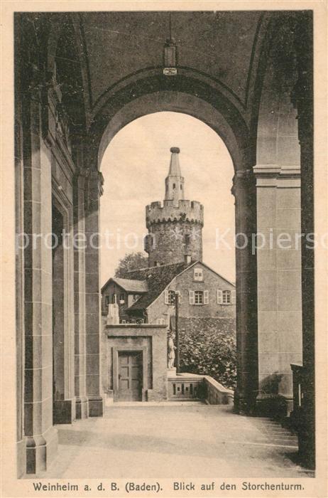Weinheim Bergstrasse Storchenturm