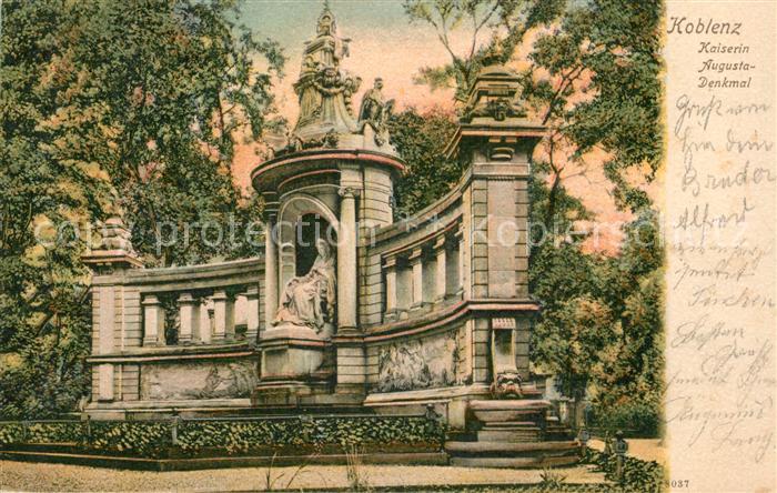 Koblenz Rhein Kaiserin August Denkmal