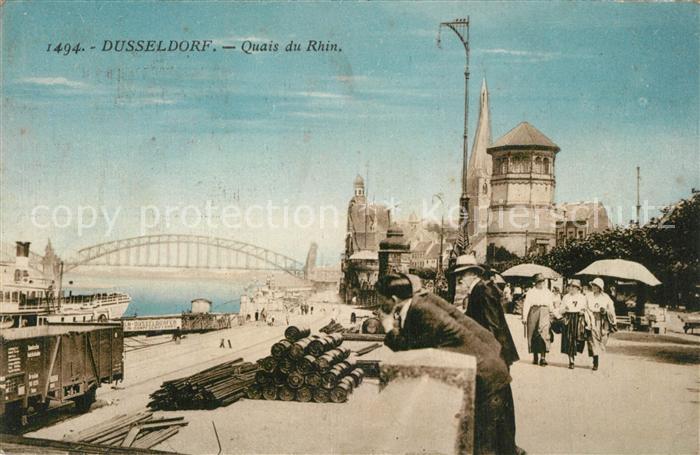 Duesseldorf Quais du Rhin