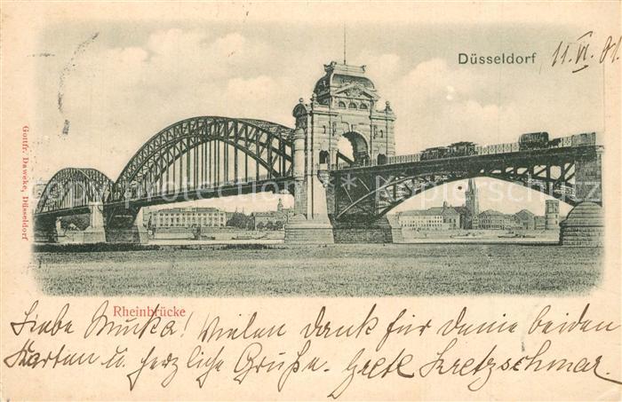 Duesseldorf Rheinbr?cke