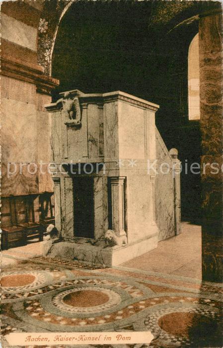 Aachen Kaiser-Kanzel im Dom