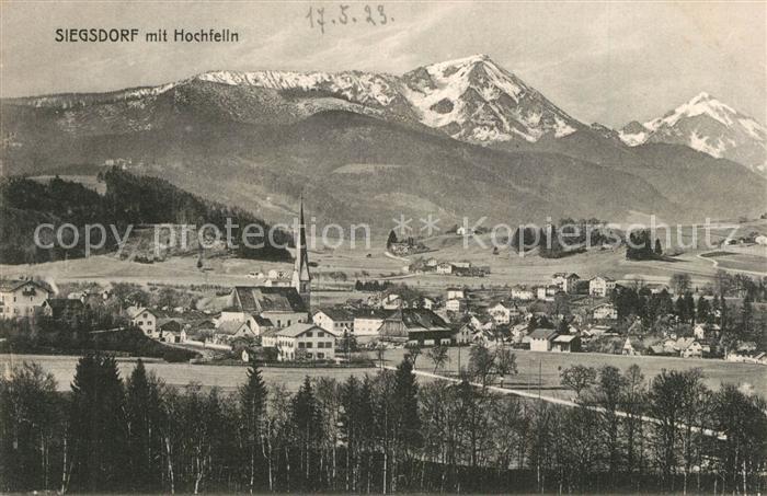 Siegsdorf Oberbayern mit Hochfelln