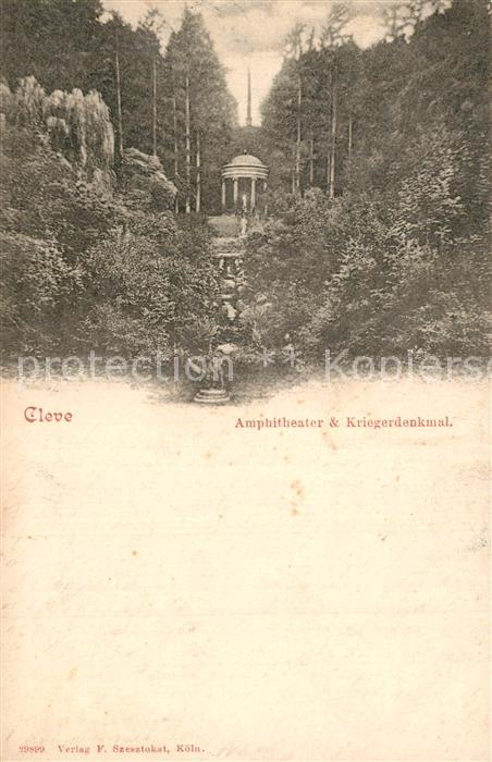 Kleve Amphitheater und Kriegerdenkmal