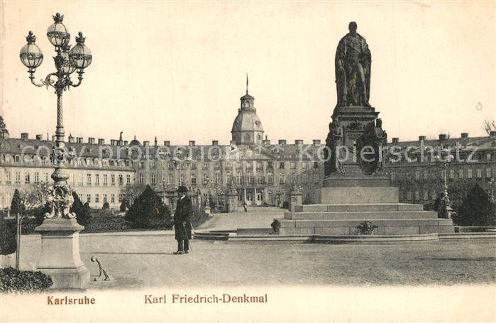 Karlsruhe Baden Karl-Friedrich-Denkmal