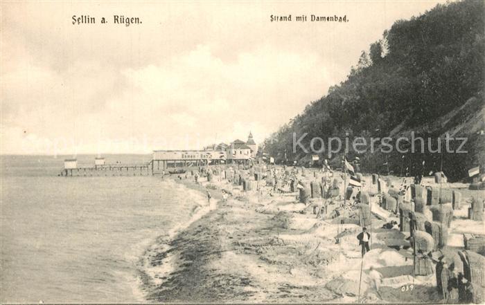 Sellin R?gen Strand mit Damenbad