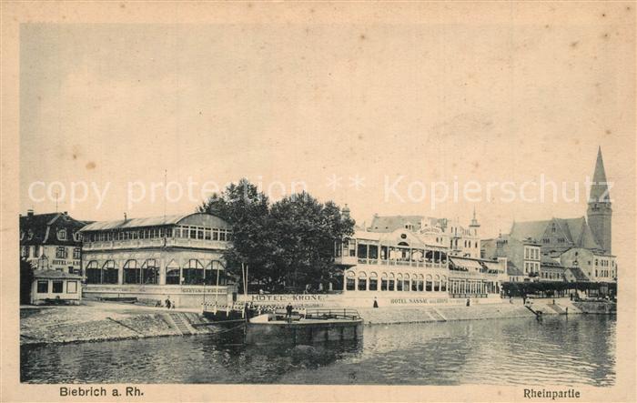 Biebrich Wiesbaden Rheinpartie