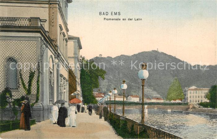 Bad Ems Promenade an der Lahn