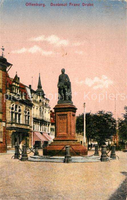 Offenburg Denkmal Franz Drake