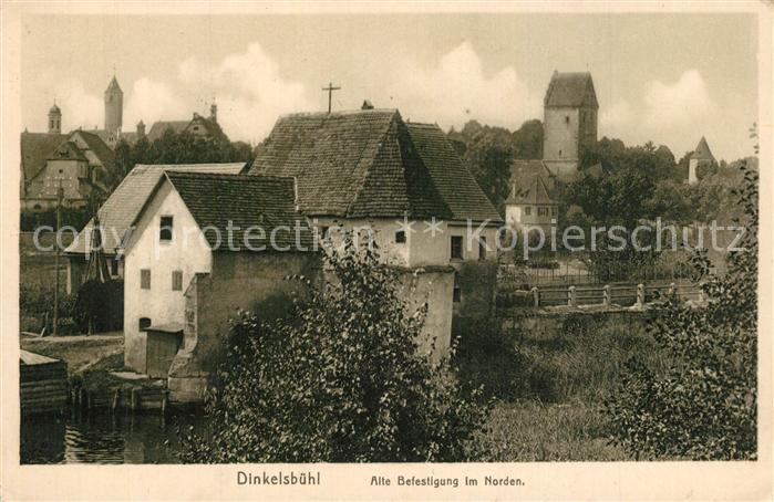 Dinkelsbuehl Alte Befestigung im Norden