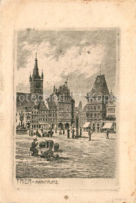 Trier Marktplatz K?nstlerkarte