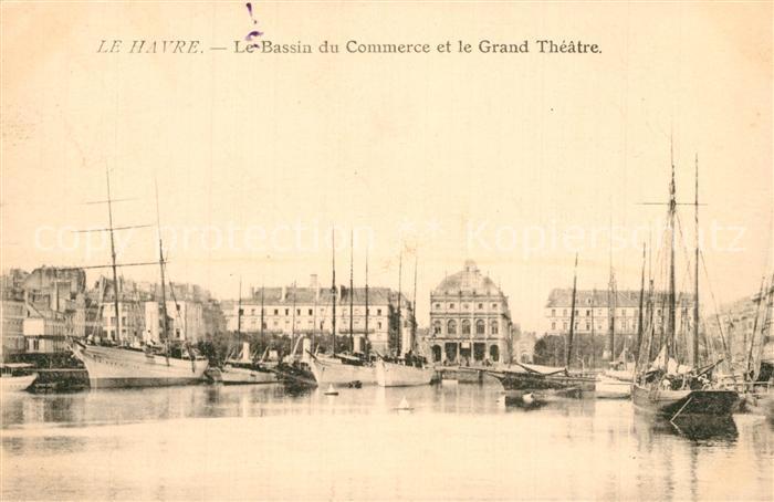 Le Havre Bassin du Commerce Grande Theatre