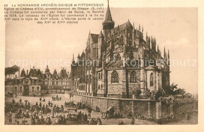 Eu 76 Chateau d Eu Eglise