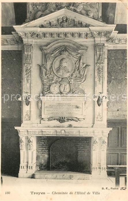 Troyes Aube Cheminee de l Hotel de Ville