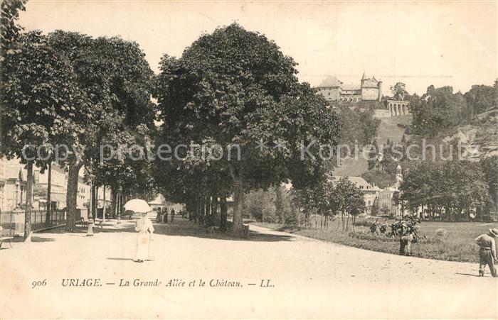 Uriage-les-Bains Isere Grande Allee Chateau