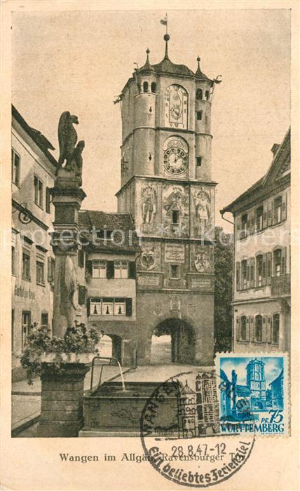 Wangen Allgaeu Ravensburger Tor