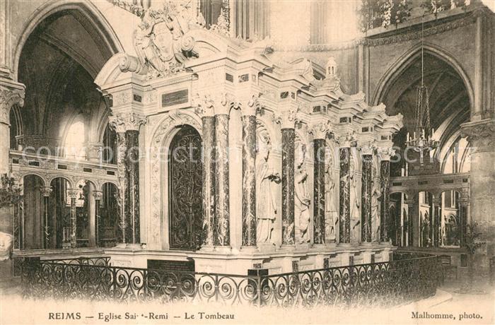 Reims Champagne Ardenne Eglise Saint-Remi Tombeau