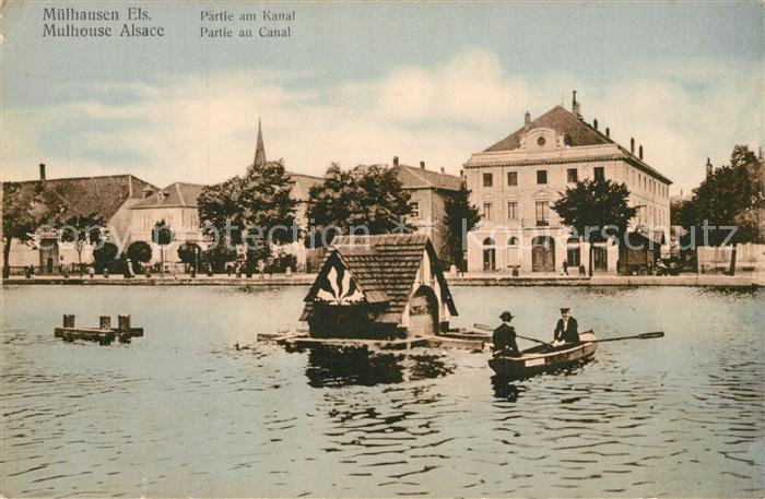 Mulhouse Muehlhausen 68 Alsace Partie au Canal