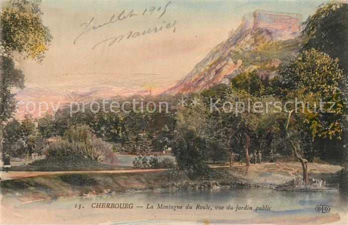 Cherbourg Montagne du Roule Jardin Public