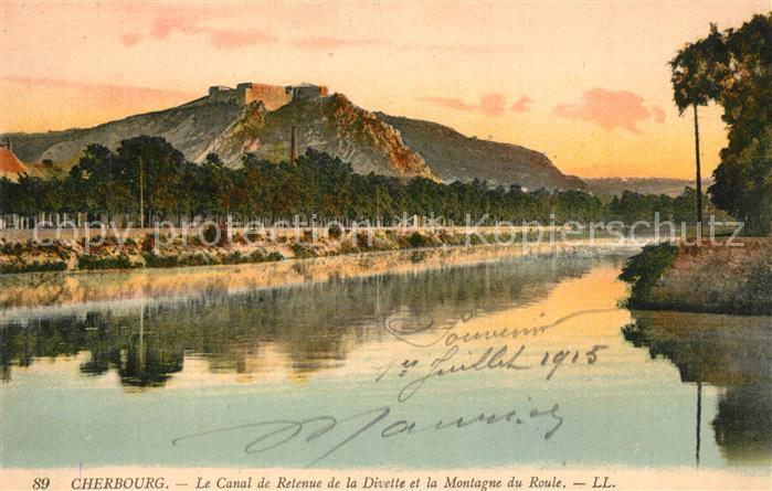 Cherbourg Canal de Retenue de la Divette Montagne