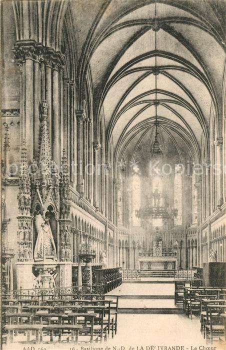 La Delivrande Basilique  de Notre-Dame Choeur