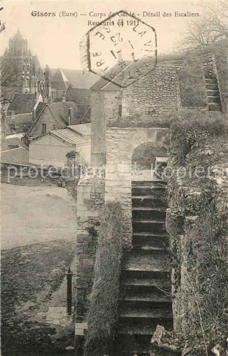 Gisors Eure Corps de Garde Detail des Escaliers