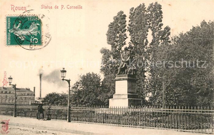 Rouen Statue de P. Corneille